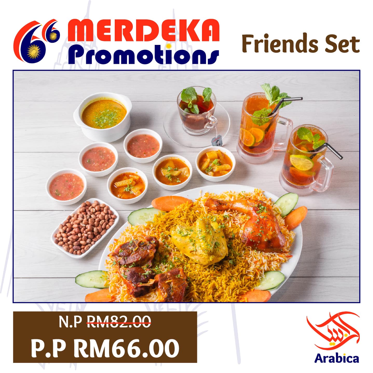 🎉 Celebrate Merdeka with a burst of... - Arabica Restaurant