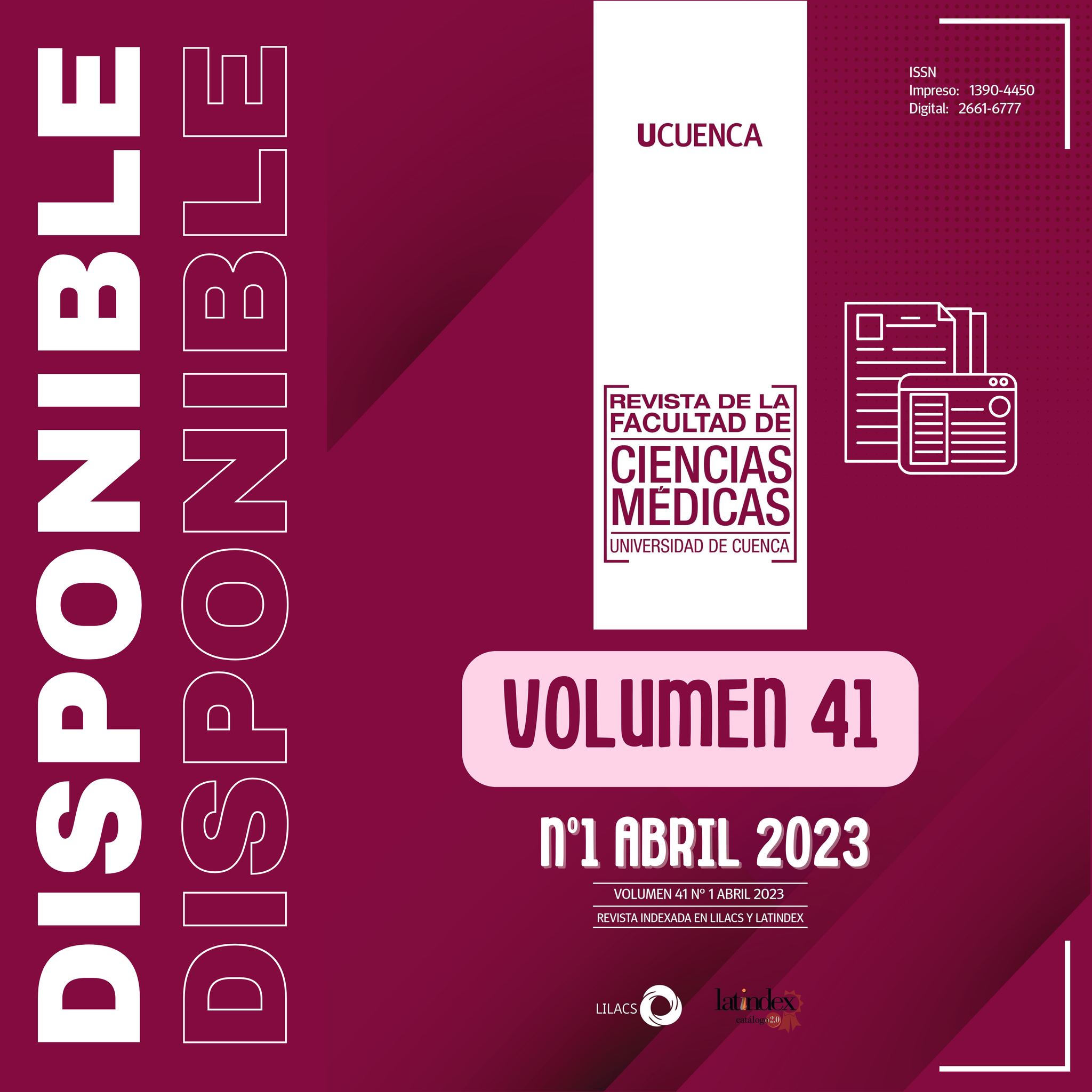 Revista - 🌟¡Disponible!🌟 Ponemos a su disposición el Volumen 41 N°1 ...