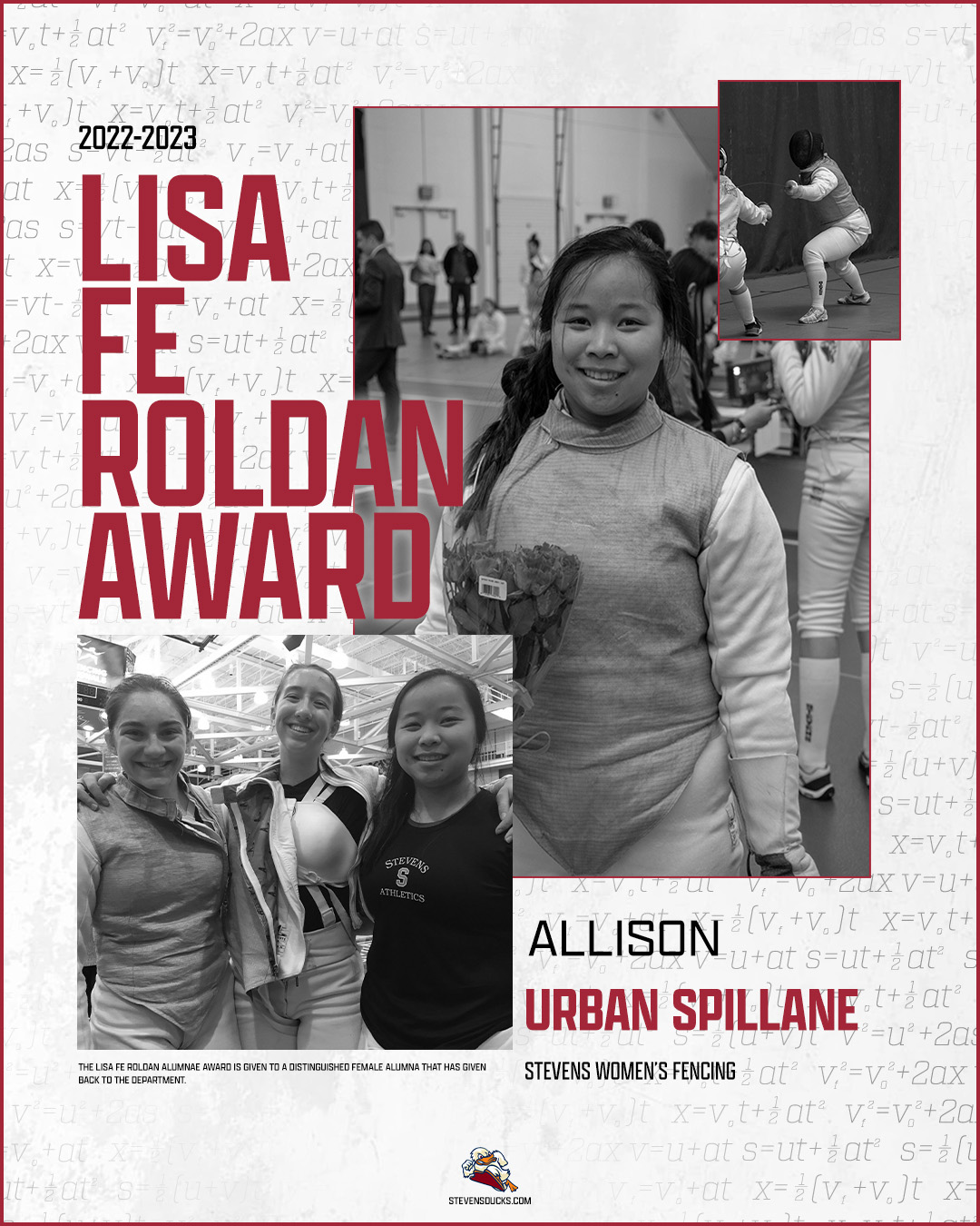 Stevens - The recipient of this year's Lisa Fay Roldan Award is Allison ...