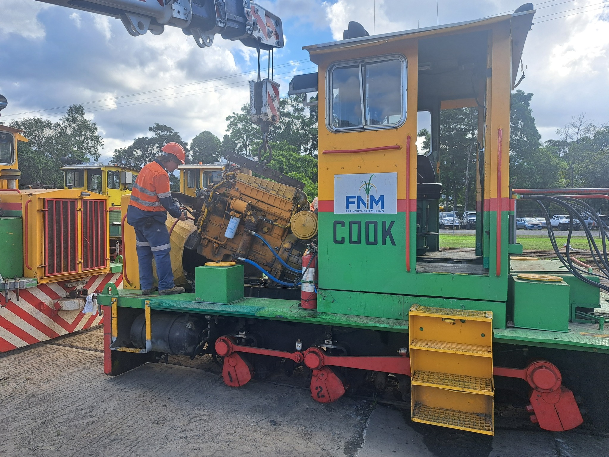 Our Cook Loco having an engine... - Far Northern Milling
