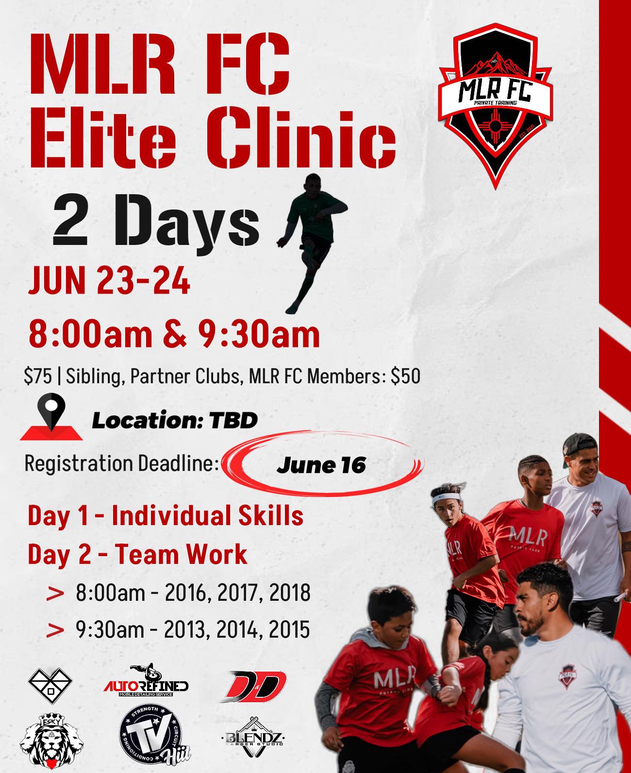 MLR FC Private Training | El Paso TX