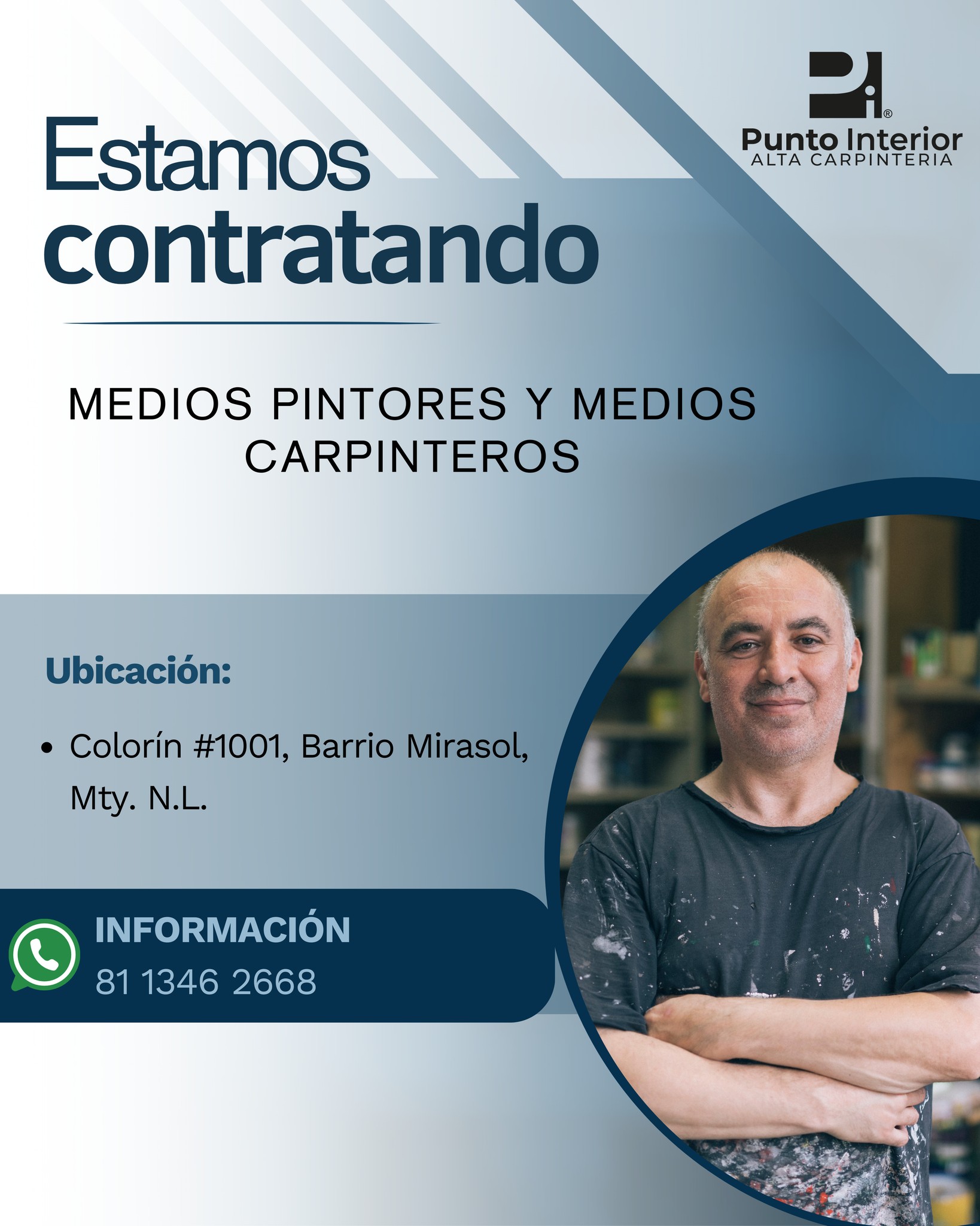 Punto Interior Alta Carpintería - Reclutamiento | Monterrey