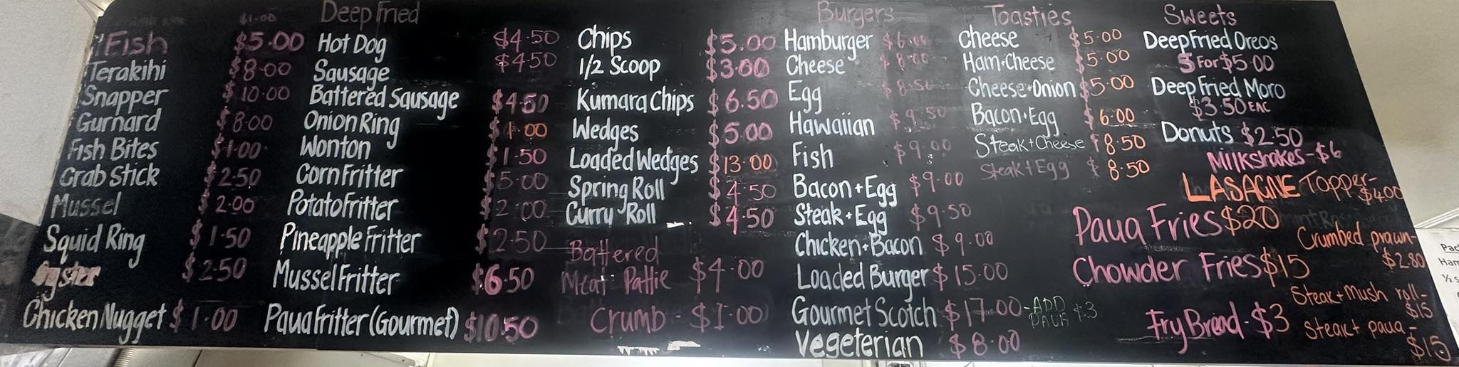 Solway seafood and takeaways | Masterton