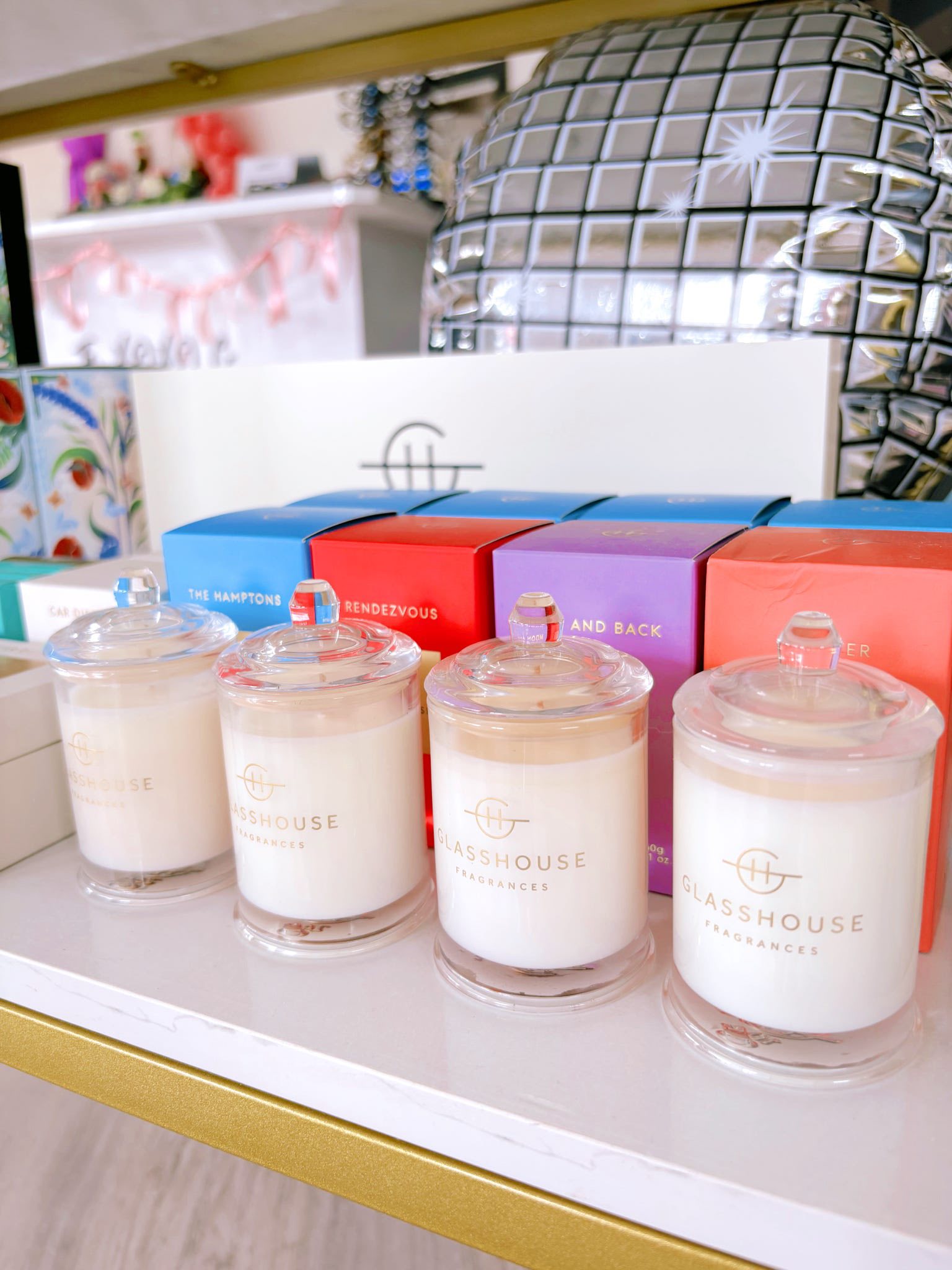 We are restocked on all of our GLASSHOUSE goods 