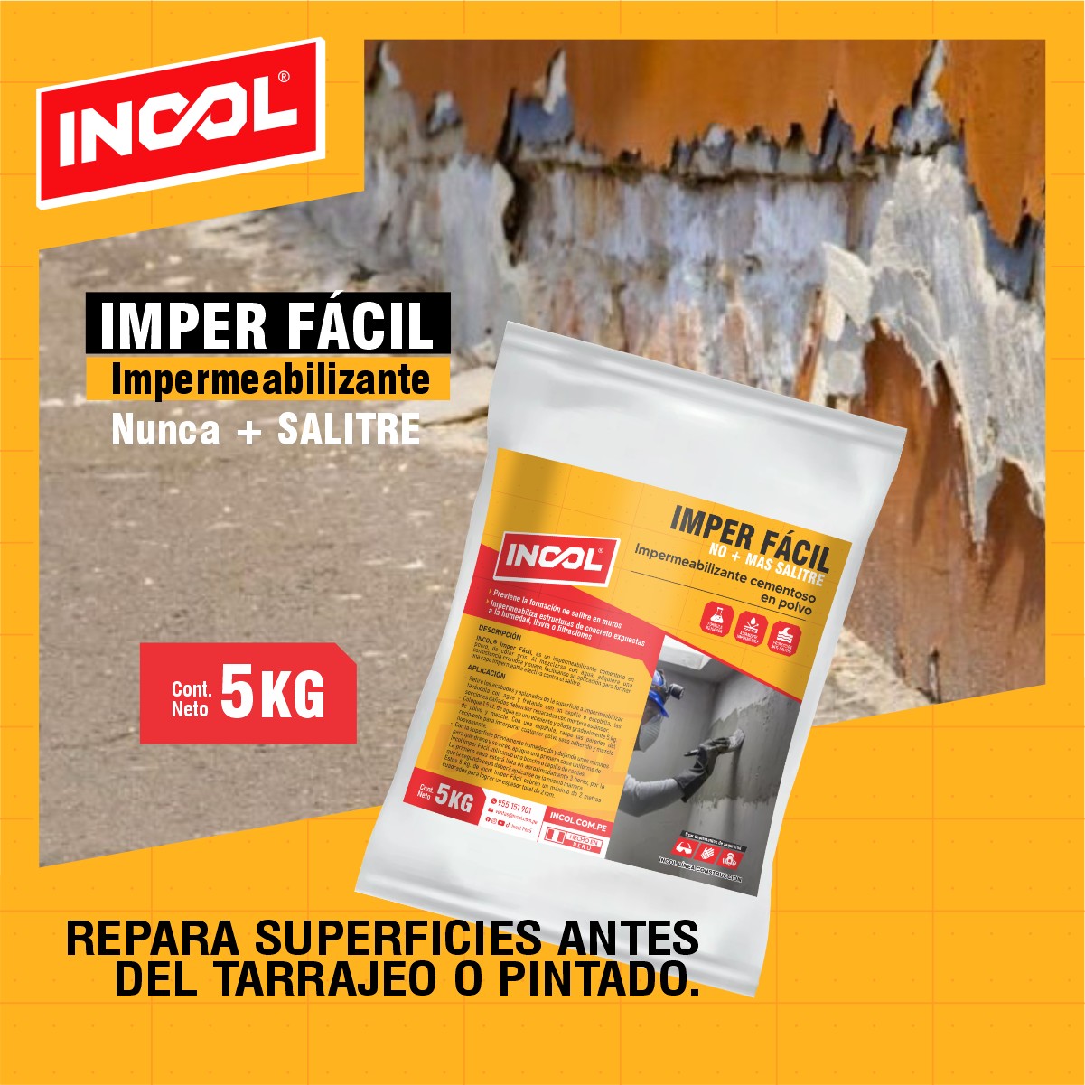 INCOL PERU - 🛡️ INCOL® IMPER FÁCIL – Nunca + Salitre (5... | Facebook