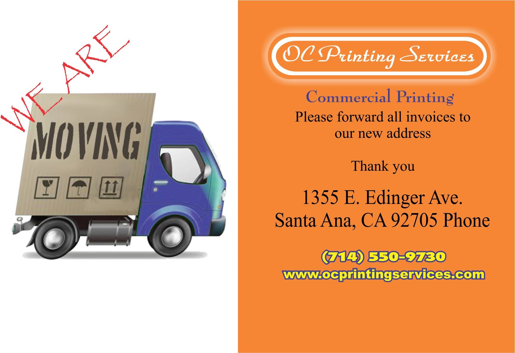 OC Printing Services | Santa Ana CA