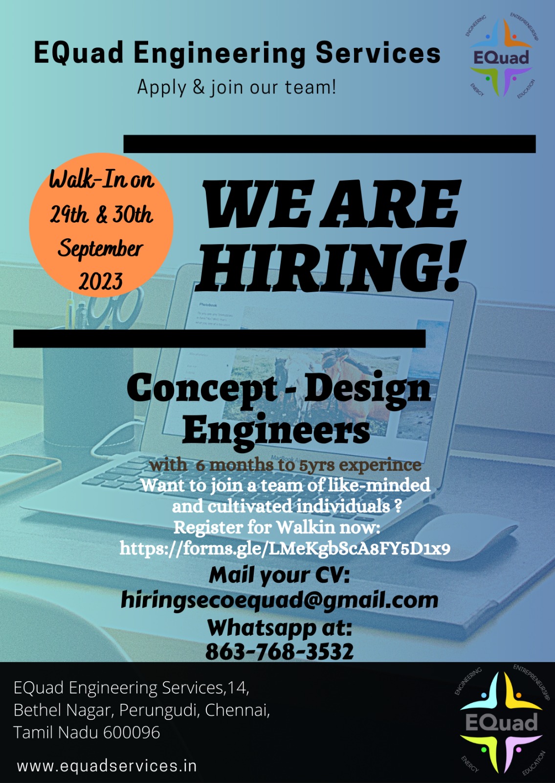 EQuad Engineering Services Pvt. Ltd | Chennai