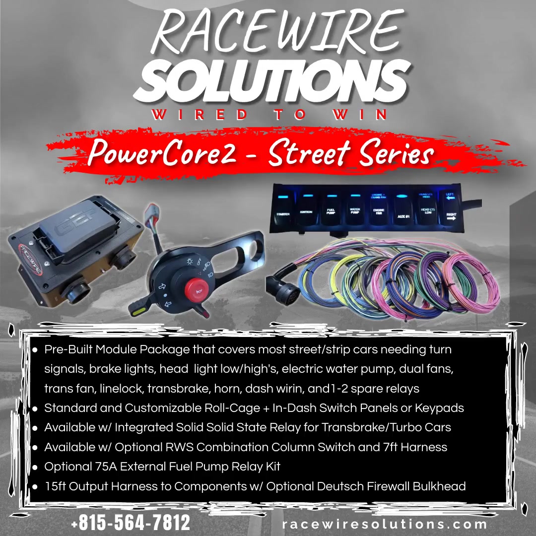 Here's a quick run down of our two... - Race Wire Solutions