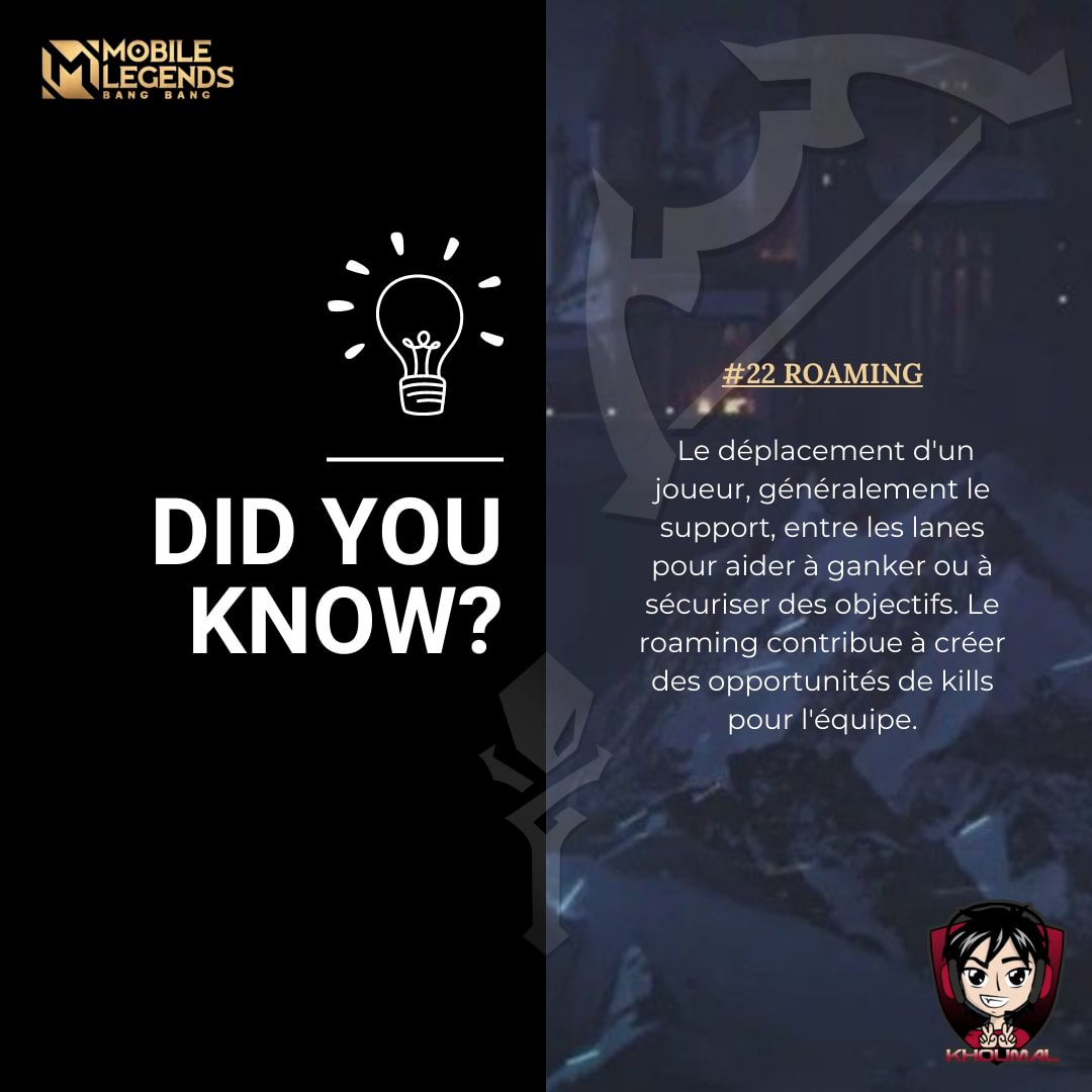 Khoumal Gaming - 📚 Terme #22 : Roaming 🌳 -- Explorez les...