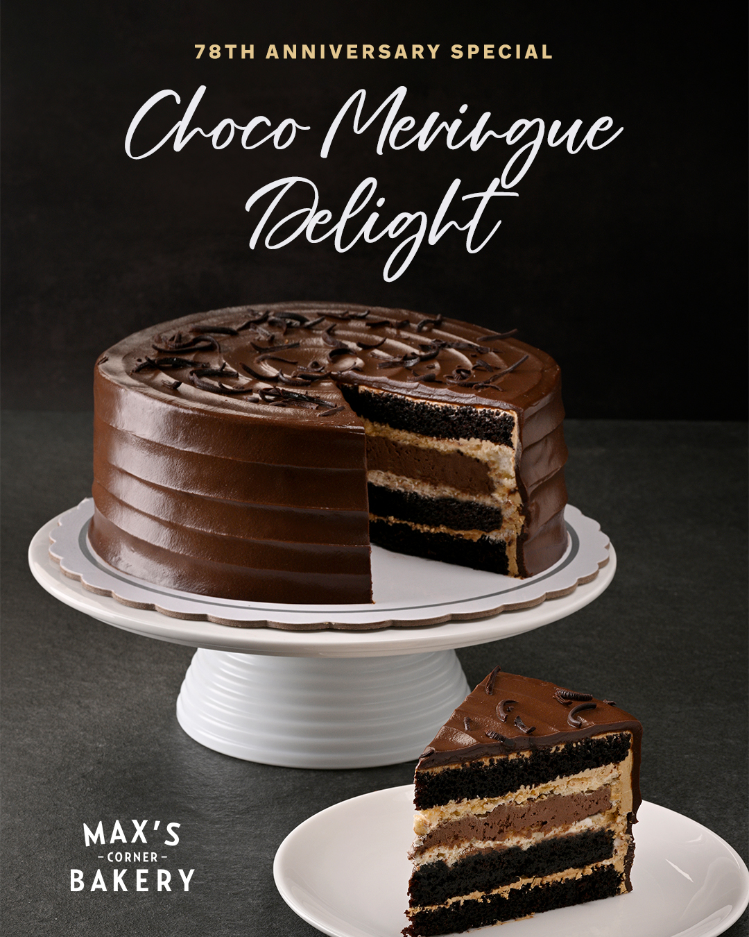 Dig into chocolate goodness with our... - Max's Restaurant