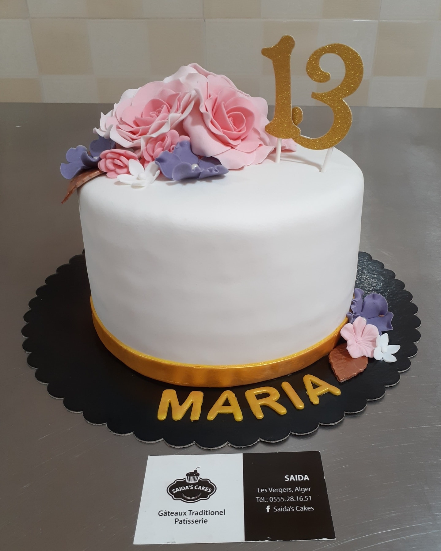 Joyeux Anniversaire Maria Amel Mezani Saida S Cakes 16 Facebook
