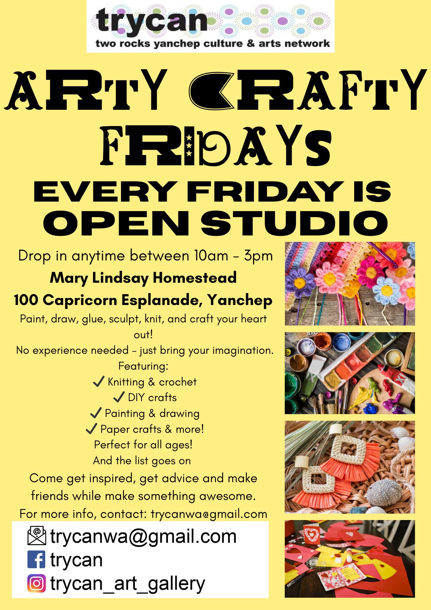 Trycan... - Trycan Two Rocks Yanchep Culture & Arts Network