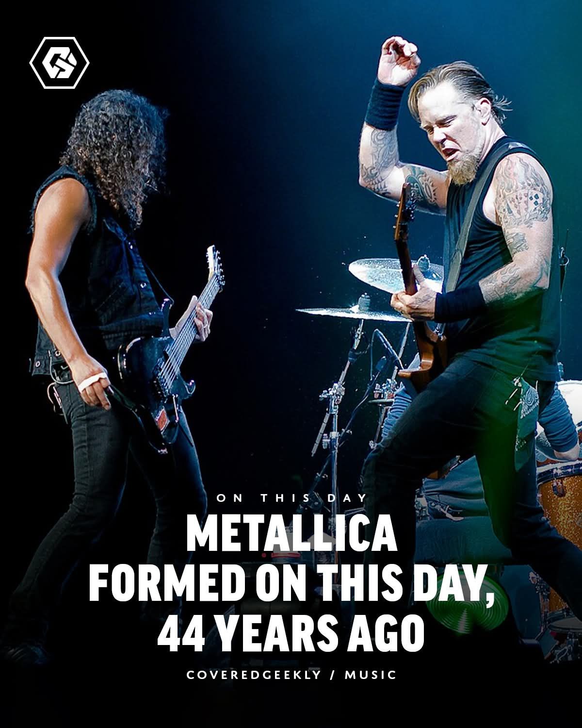 Metallica formed 44 years ago