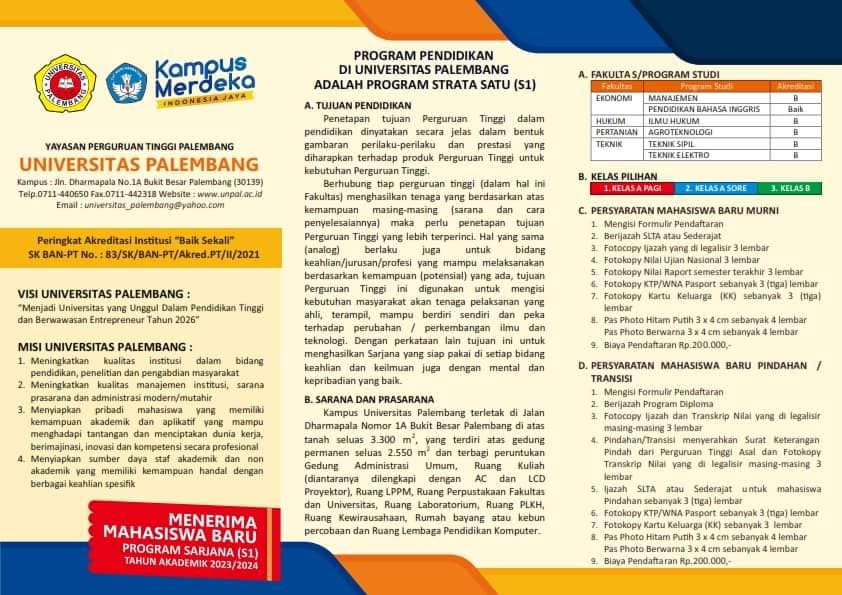 Fakultas Teknik UNPAL | Palembang