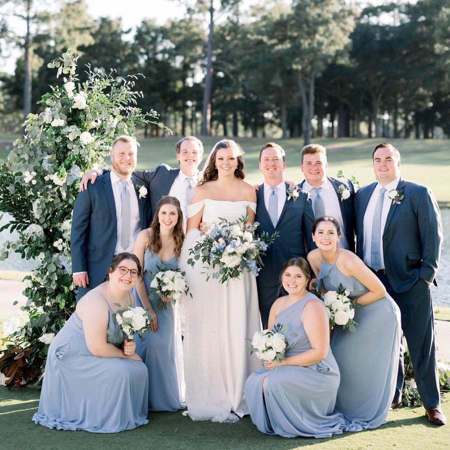 dusty blue gray bridesmaid dresses For your something 🩵 Featuring in Blue • 📸: @jillianprentis @_georgecreatives @sammvye @mjpaculan @jenzelvelo #birdyinthewild #BIRDYGREY This dress is all SAPG::GRP_2629029 ~ Color::Black/White 1250mmW Mid Century Modern Size:One size (Fits XS - XL)
