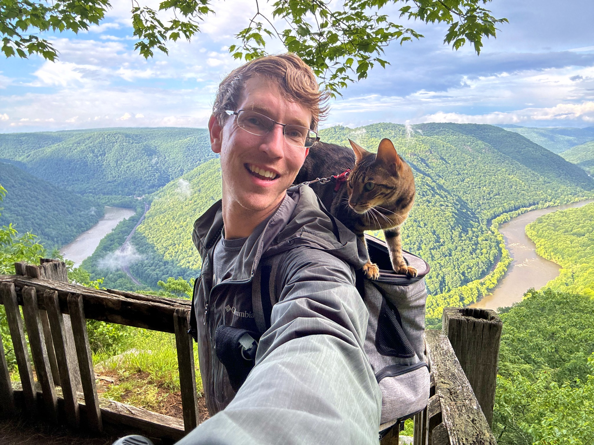 Raja and David - We made it to West Virginia! New River... | Facebook