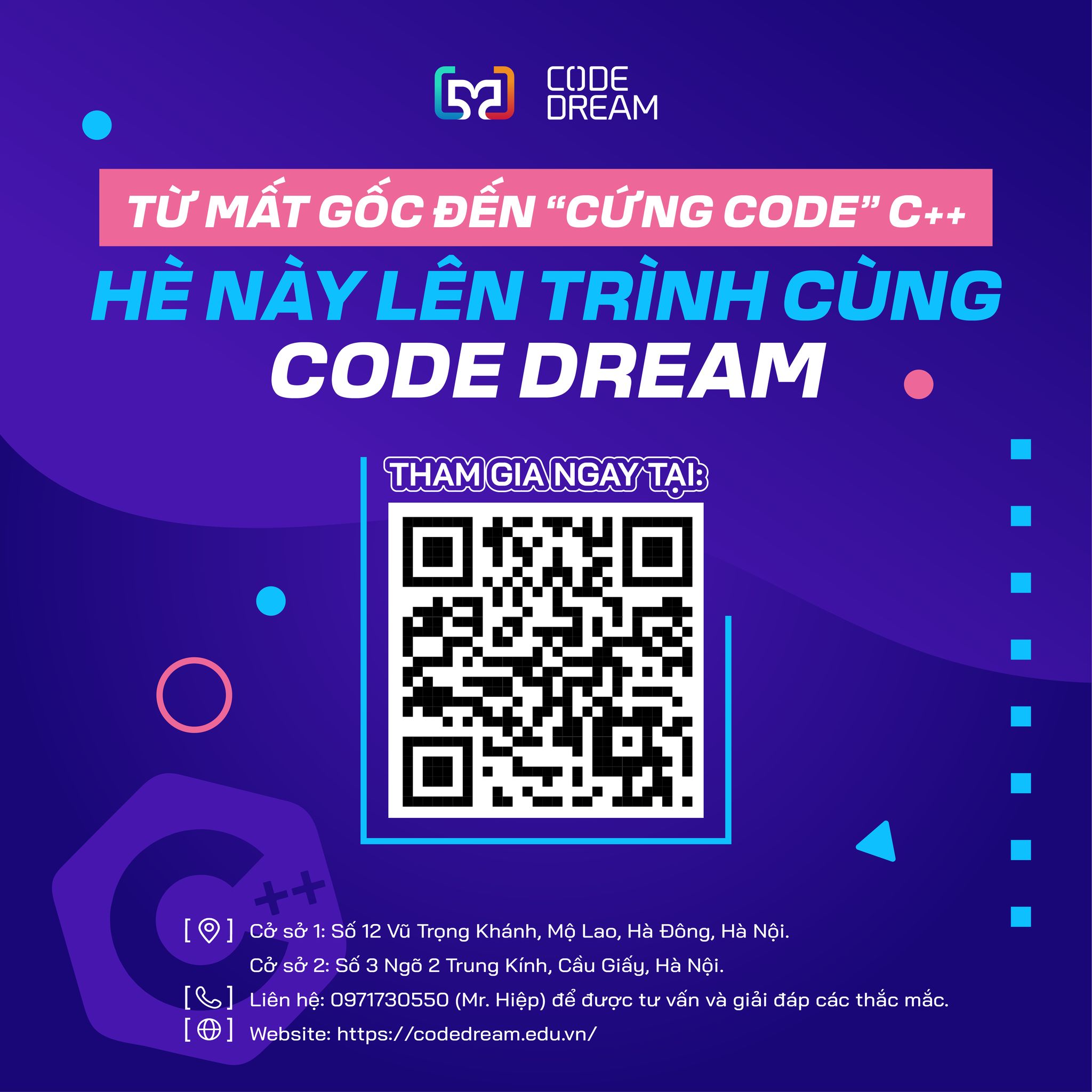 Code - 💻 TỪ MẤT GỐC ĐẾN “CỨNG CODE” C++ – HÈ NÀY LÊN TRÌNH CÙNG CODE ...