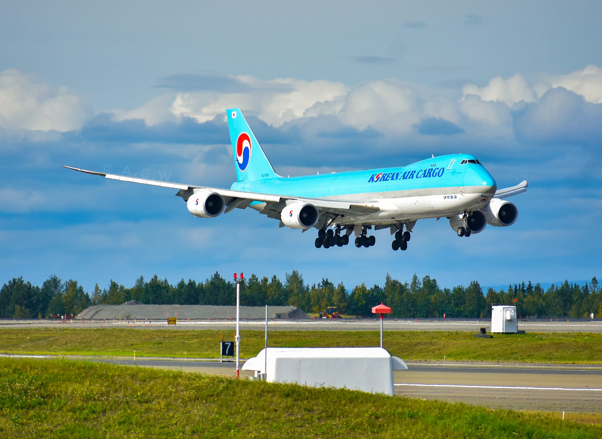 Korean Air Cargo Boeing 747-8F flight details