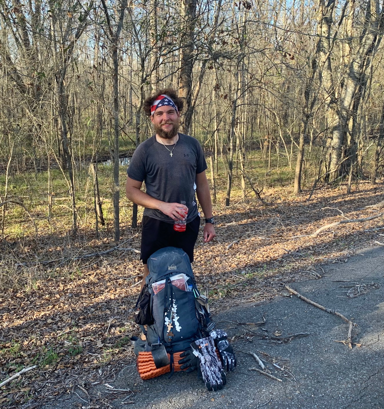 Doug Warner - UPDATE: #BackpackerJoe is trekking through...