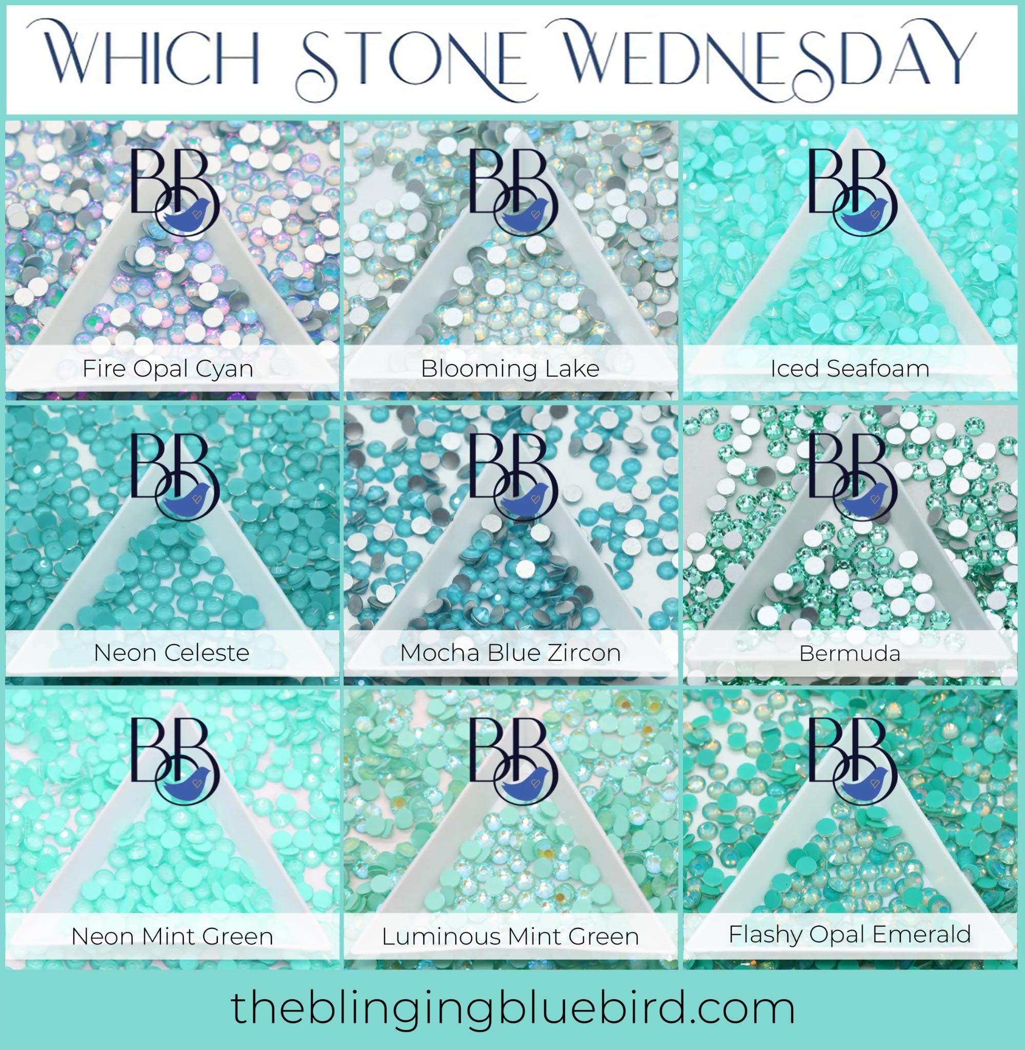 Which Tiffany Blue rhinestone color to choose?