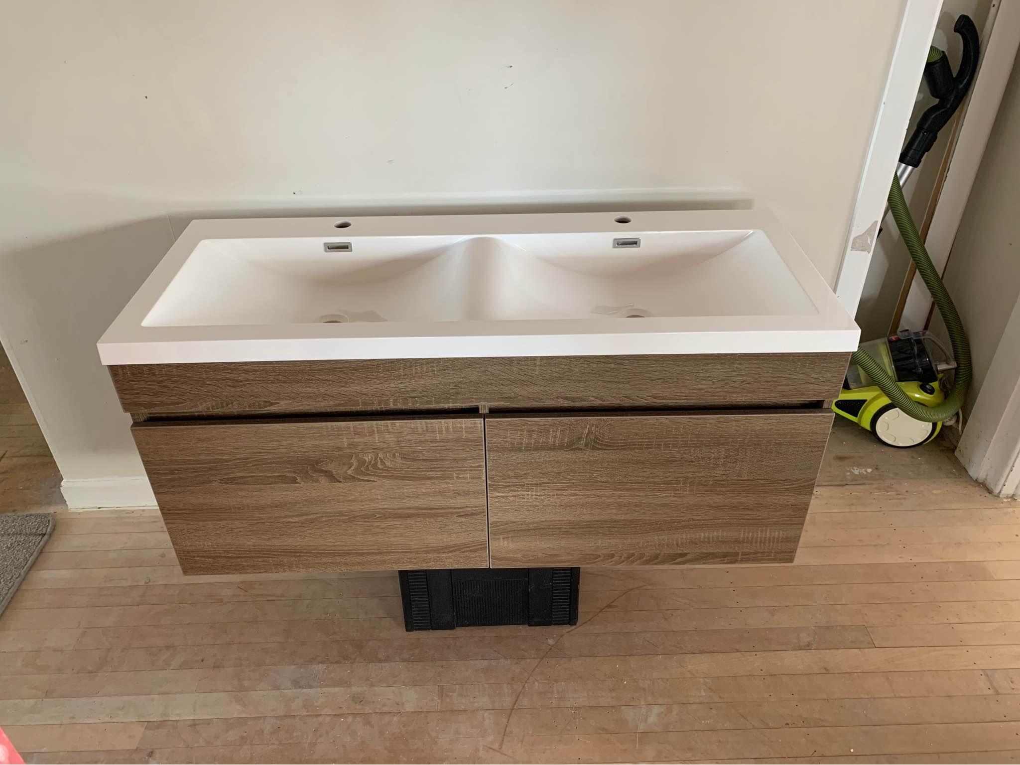 Vanity unit 1200mm “Rustic Walnut” - Vanities & Makeup Tables ...
