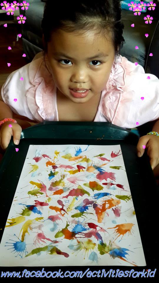 Art with Dropper... - Activities for kid