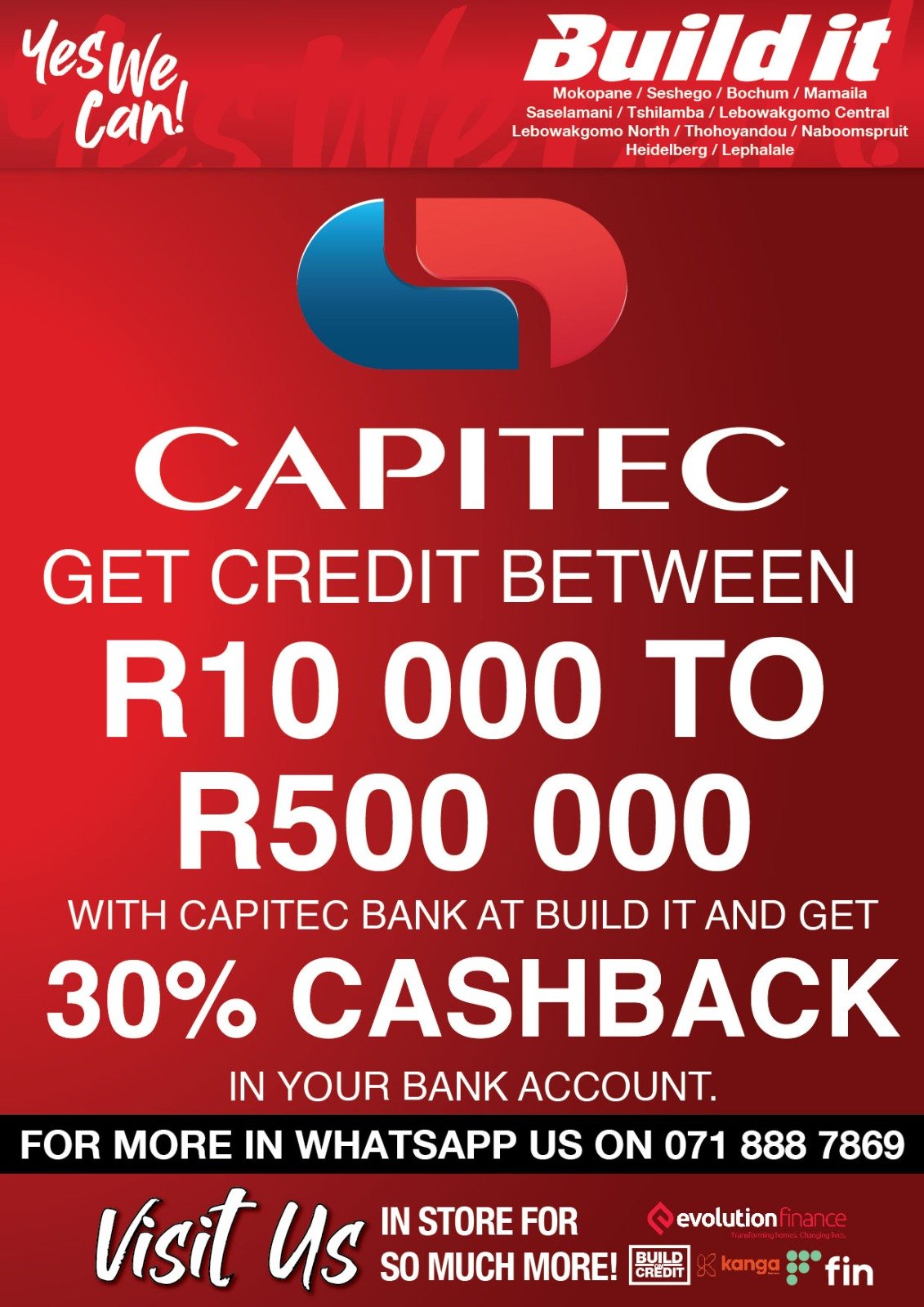 Build it Lephalale - Beat any WRITTEN QUOTE on the SAME products!! T's ...