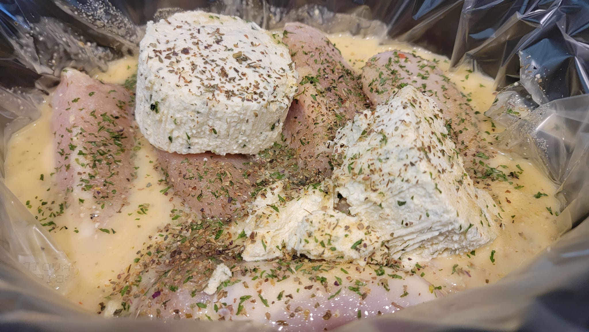 Olive Garden dressing chicken with cream cheese recipe
