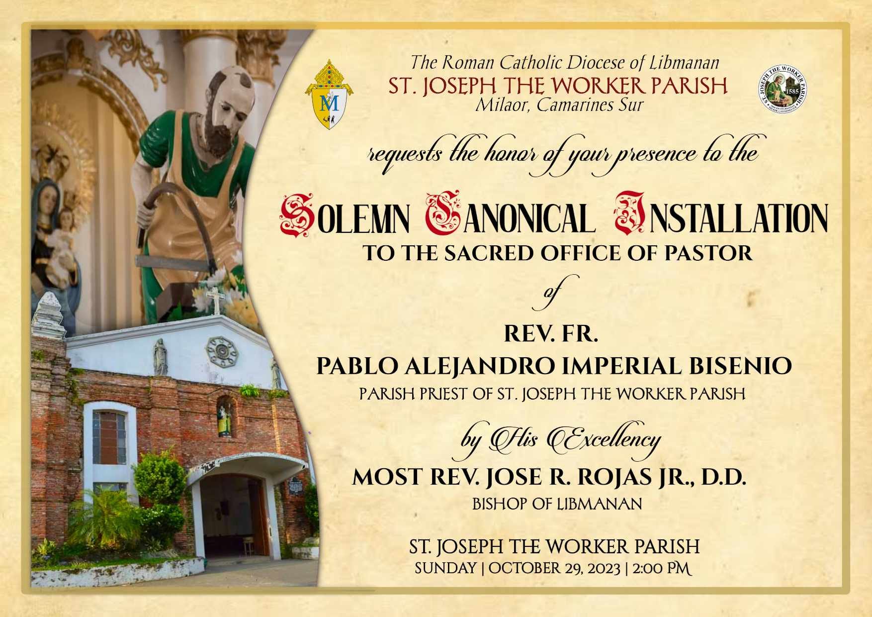 The Parish of Saint... - St. Joseph the Worker Parish, Milaor | Facebook