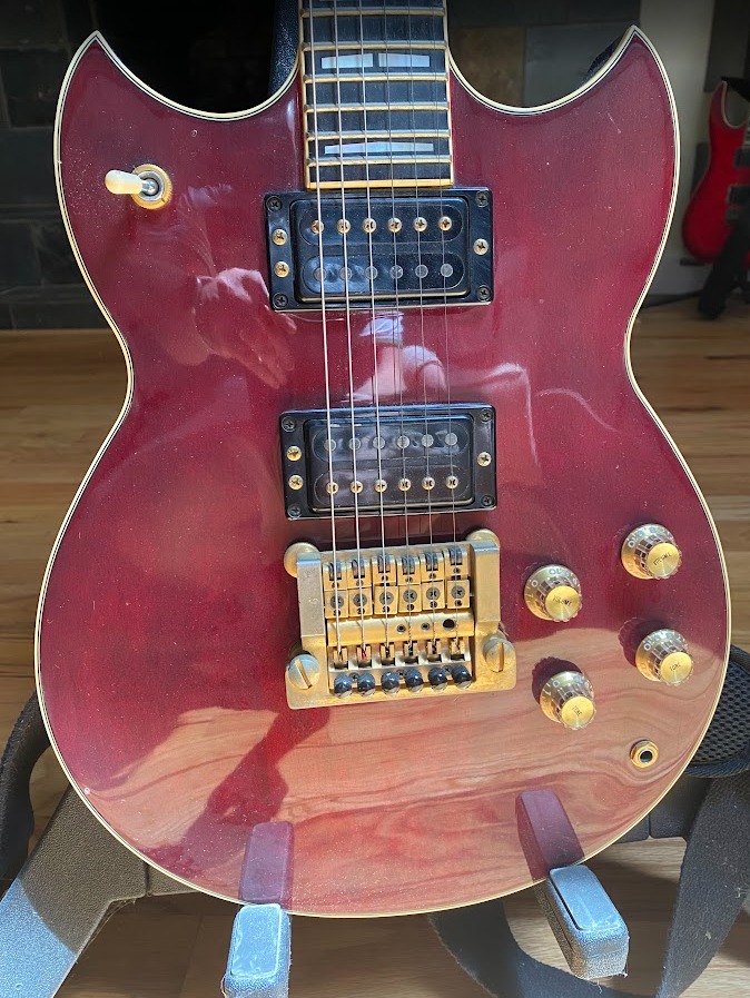 What's the story behind my 1983 Yamaha SG1000-24 with Kahler-style