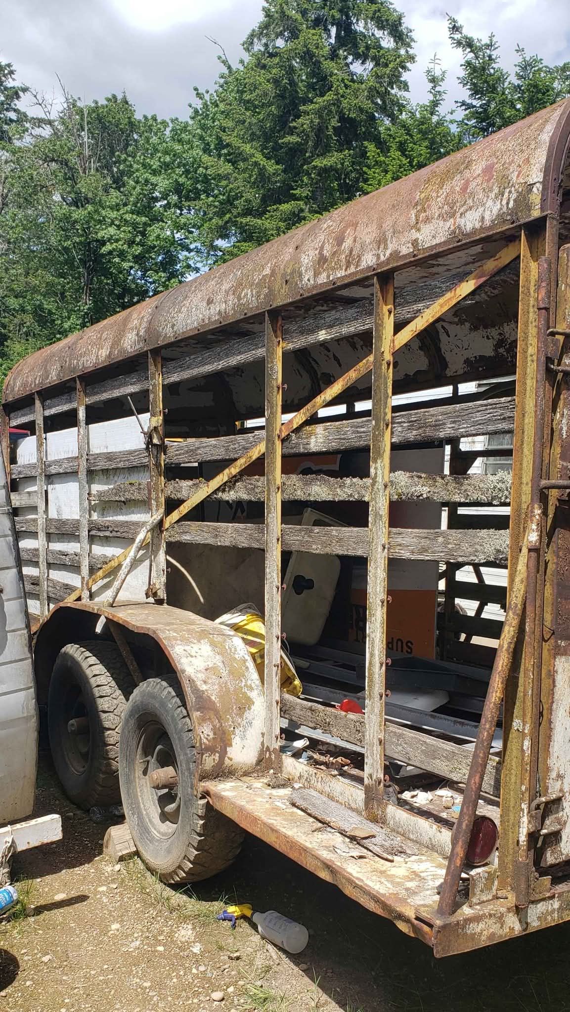 Vintage Livestock Trailer - Livestock Trailers - Shelton, Washington ...