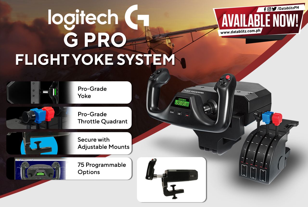 DataBlitz - FLY WITH EASE. Logitech G Pro Flight Yoke... | Facebook