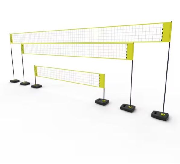 VEVOR Système de filet de volleyball portable d'extérieur, poteaux en
