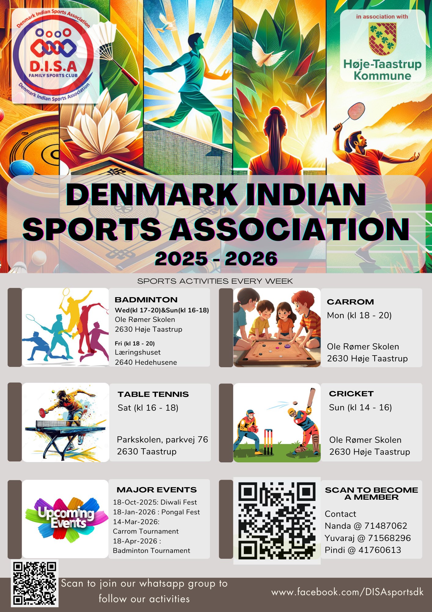 DISA - Introducing DISA poster for Aug-2025 till June-2026 listing all ...