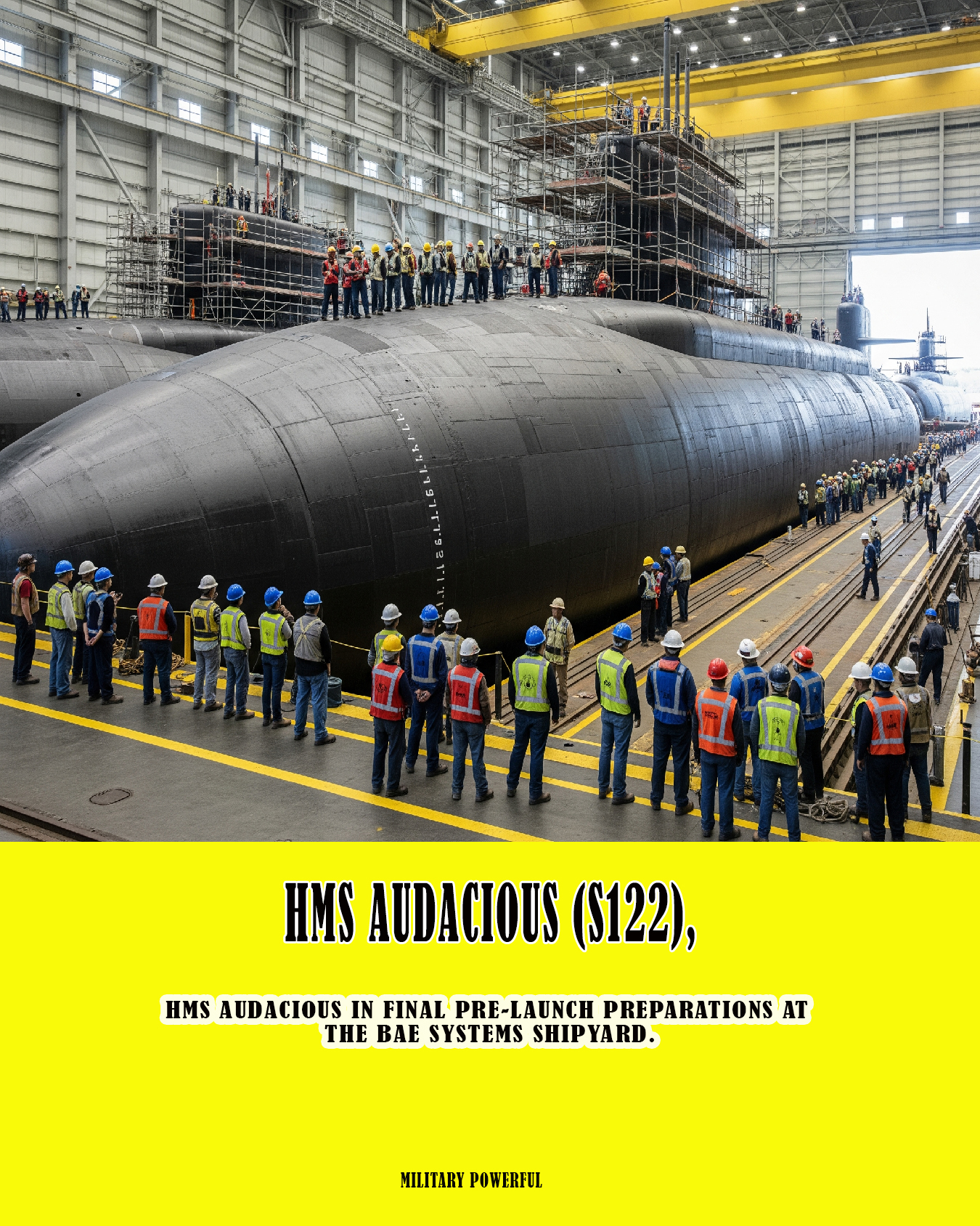 Military - HMS Audacious (S122), an Astute-class nuclear-powered attack ...