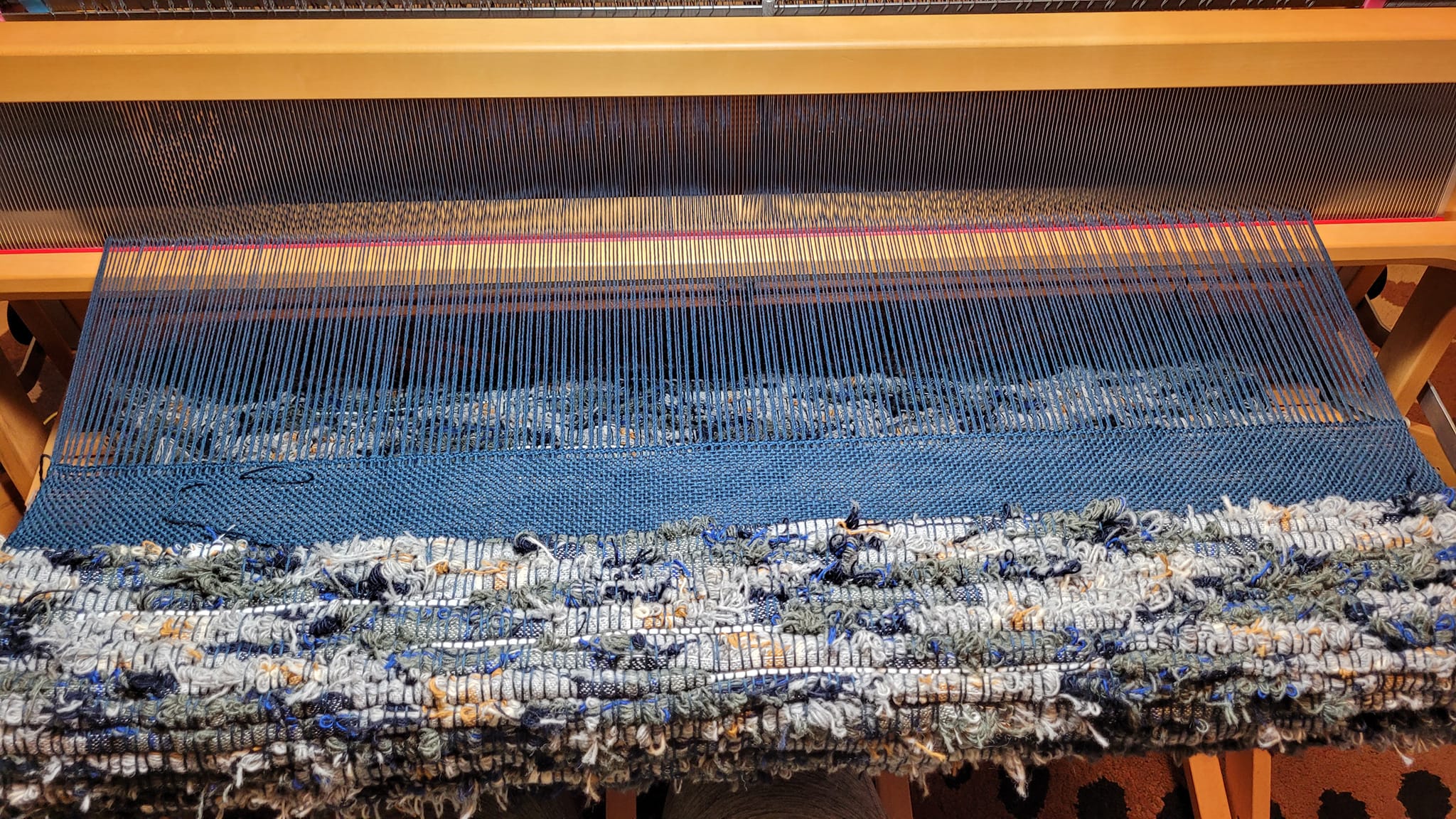Pendleton selvedge rug weaving on the... - Adventure in Fiber | Facebook