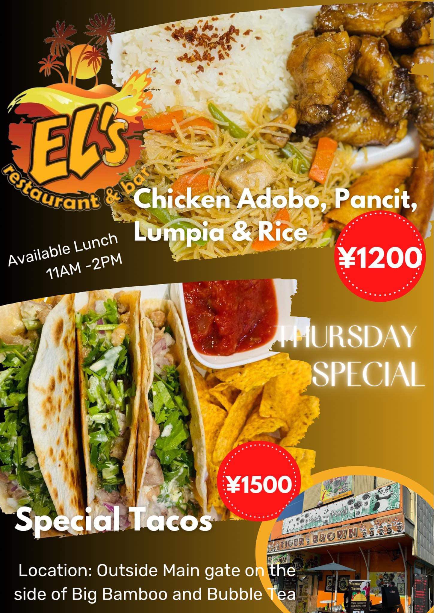 El's Fussa - Thursday special!!! EL’s menu now available... | Facebook