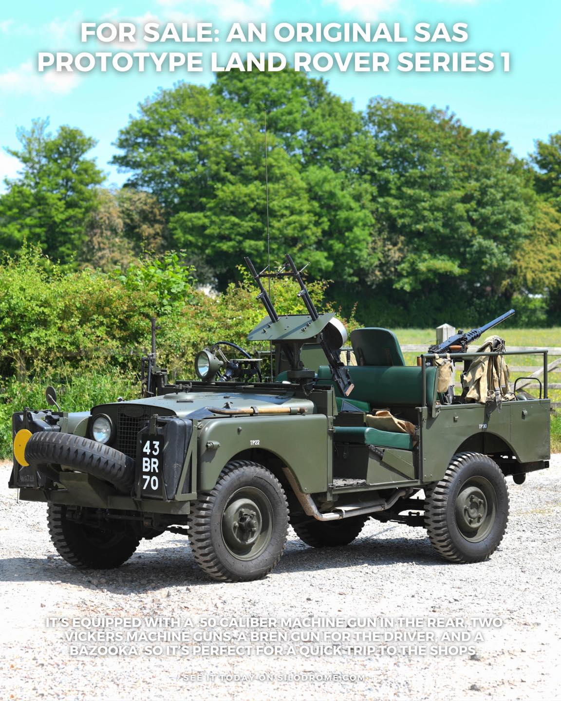 Silodrome - For Sale: An Original SAS Prototype Land Rover...