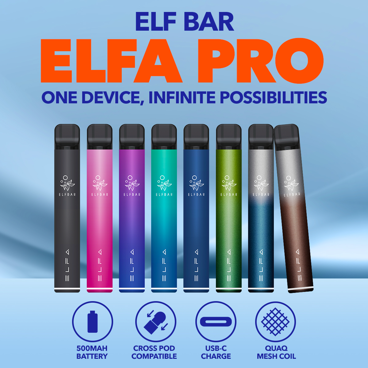 new elf bar flavors are back with a brand pre-filled pod kit Select Flavor ::Tropical Rainbow Blast 40mg to 50mg Best Elf Bar Flavors