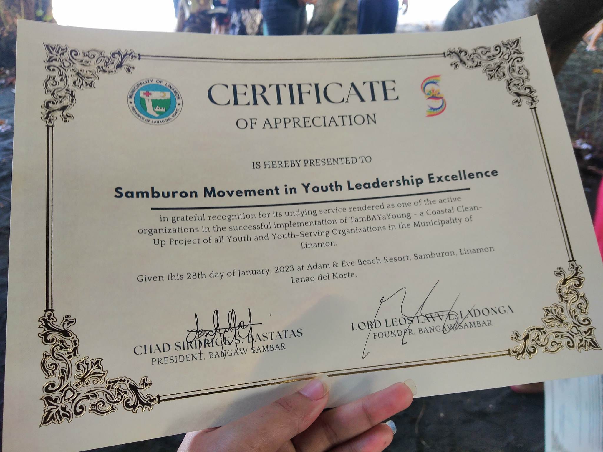 Samburon Movement in Youth Leadership Excellence Organization | Linamon