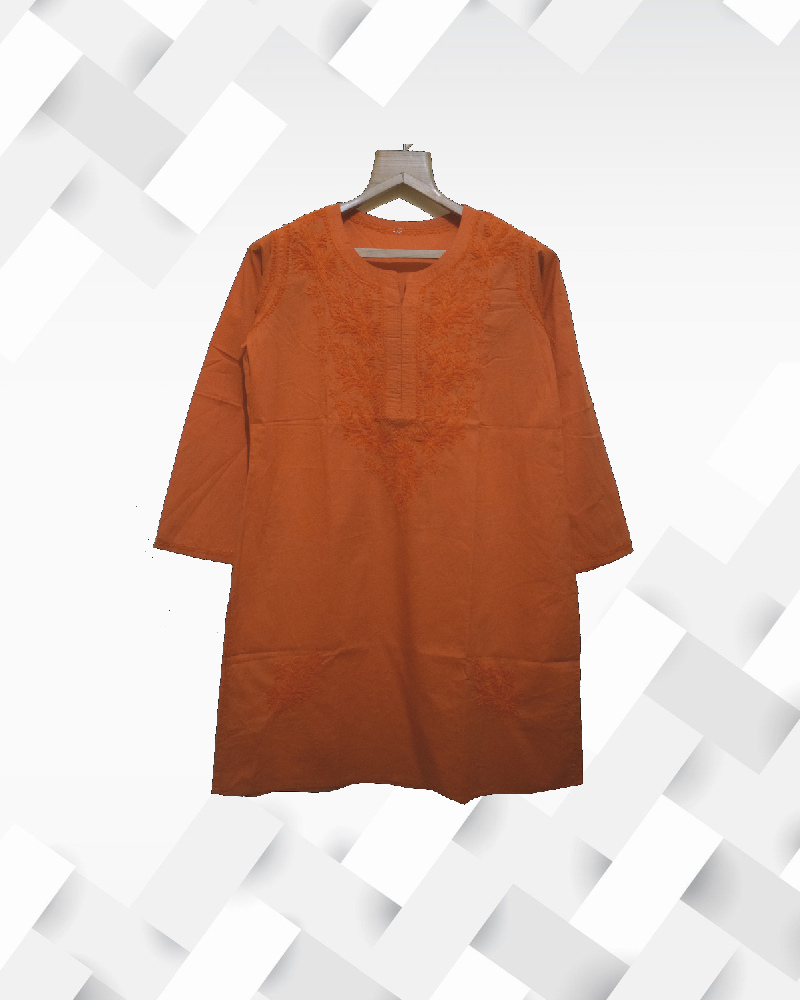 Pure Cotton A-line Kurti   www.dctclothing.store