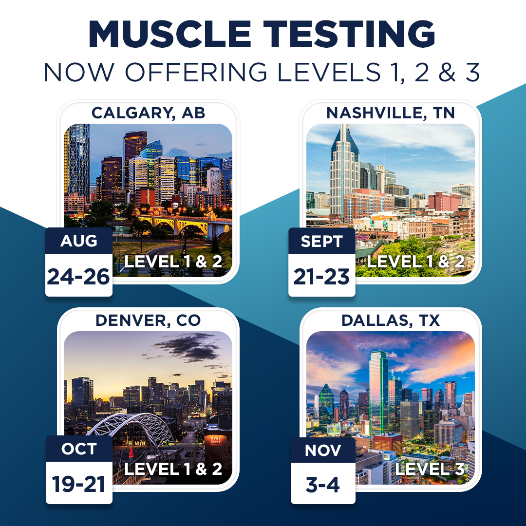 🎉 NEW MUSCLE TESTING WORKSHOPS... - CellCore Biosciences
