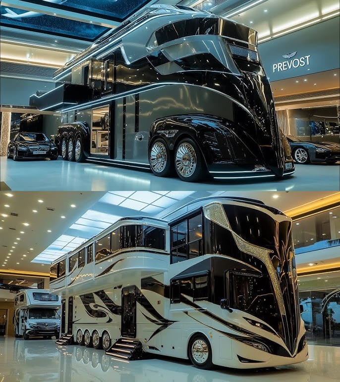 Modern - Fall in Love with the 2027 Prevost Liberty Hybrid Platinum ...