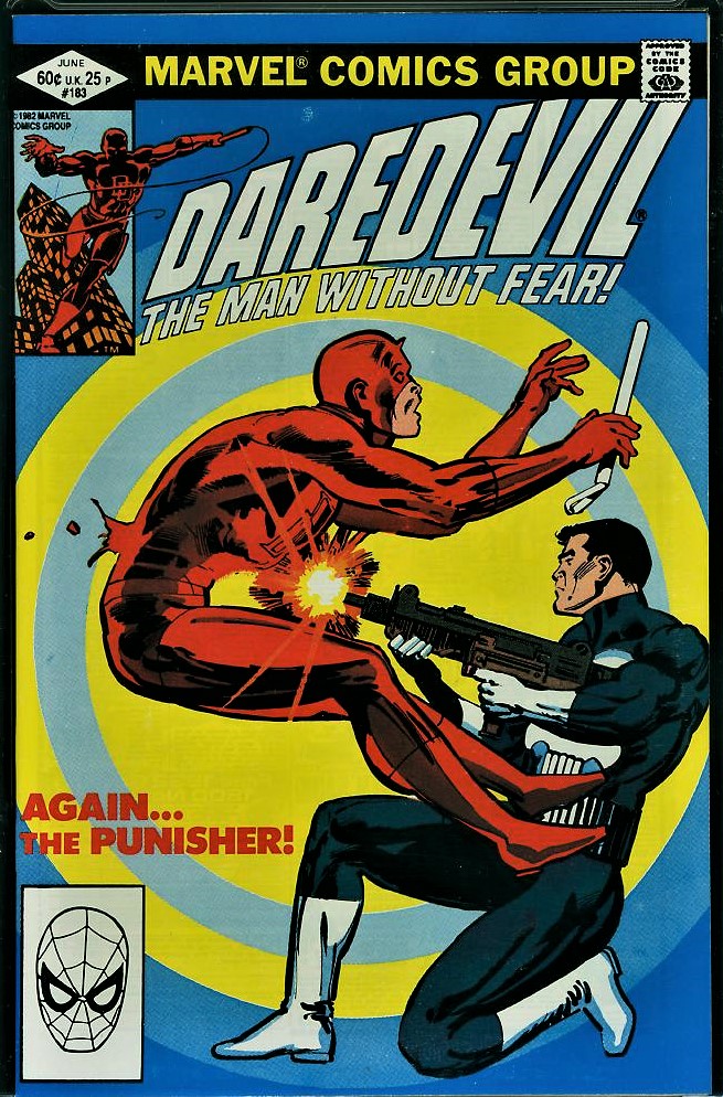 Classic Comic - Daredevil #196 (1983) - 1st meeting of Wolverine