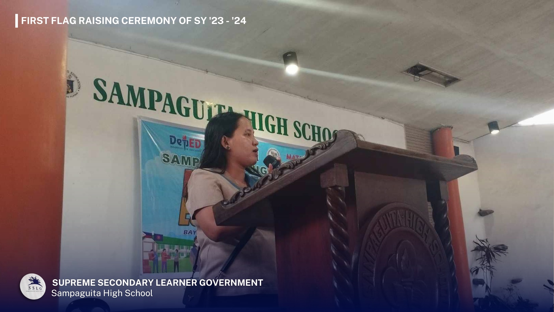 Supreme - LOOK: The First Flag Raising Ceremony for S.Y. 2023-2024 was ...