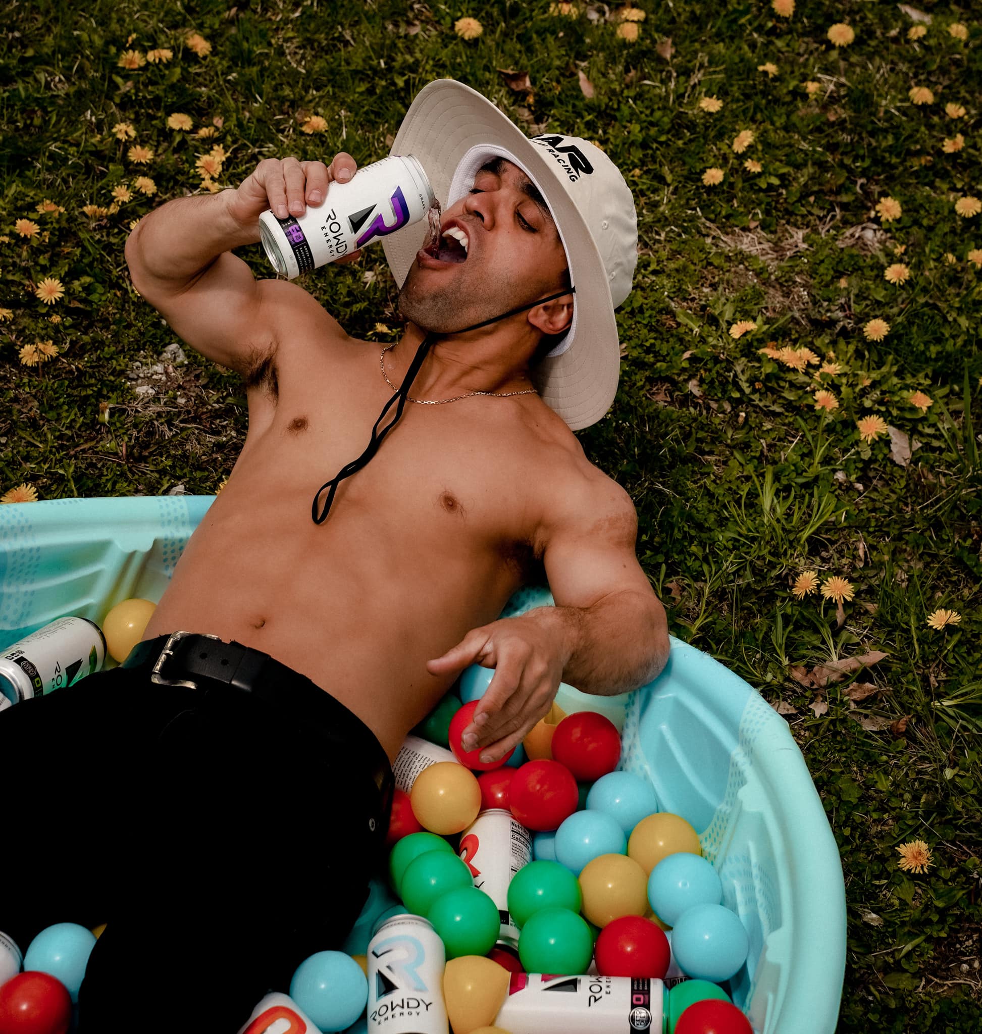 RICO - I was so thirsty during our RAR BUCKET HAT photo shoot! Rowdy ...