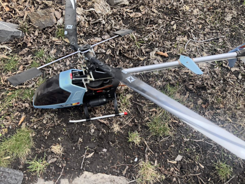 1980s HIROBO Shuttle Z with JR Radio, Receiver, all servos, and