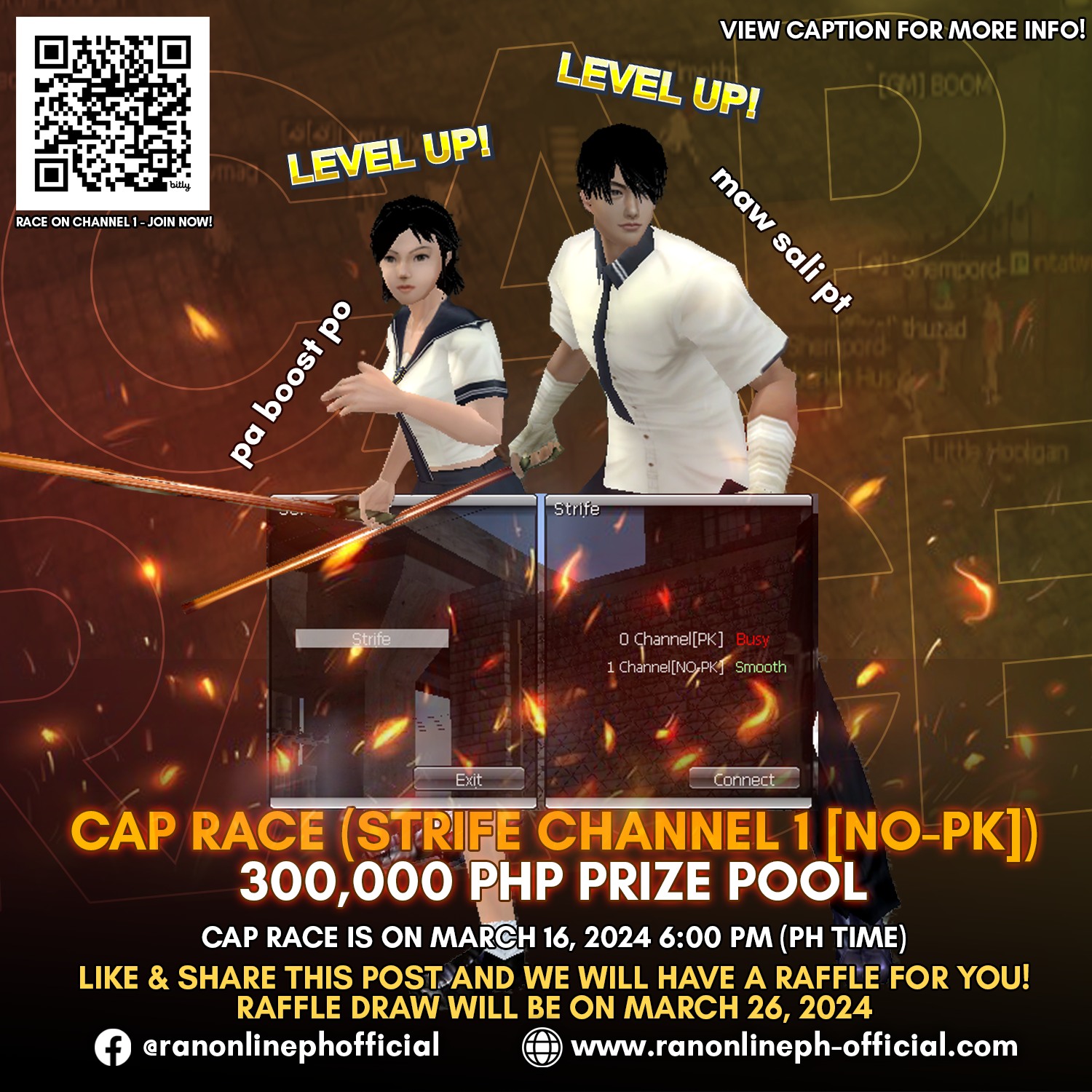 RAN Online PH - 🏁 RAN Online PH Cap Race Event: Battle for... | Facebook