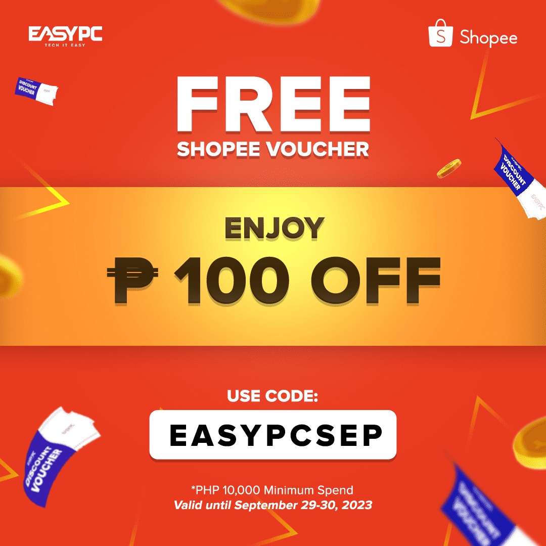 EASY PC - Get a free SHOPEE voucher worth P100! Just use... | Facebook