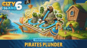 City - 🏴‍☠️ Adventure awaits! Build your pirate island, gather hooks ...
